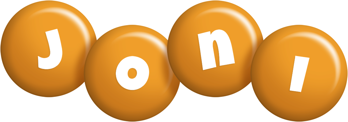 Joni candy-orange logo