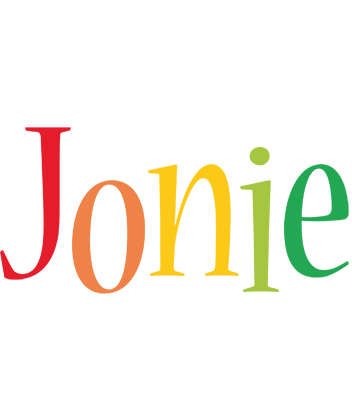 Jonie birthday logo
