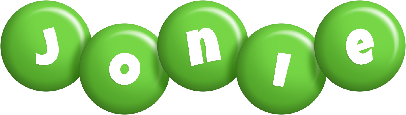 Jonie candy-green logo