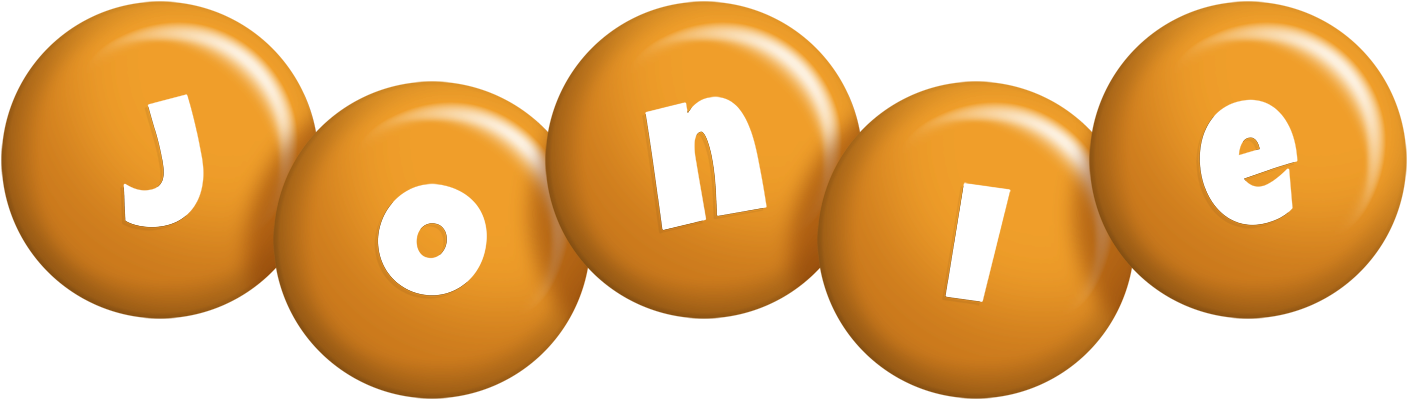 Jonie candy-orange logo
