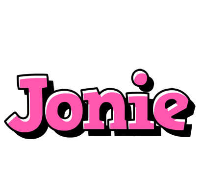 Jonie girlish logo