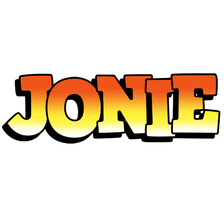 Jonie sunset logo