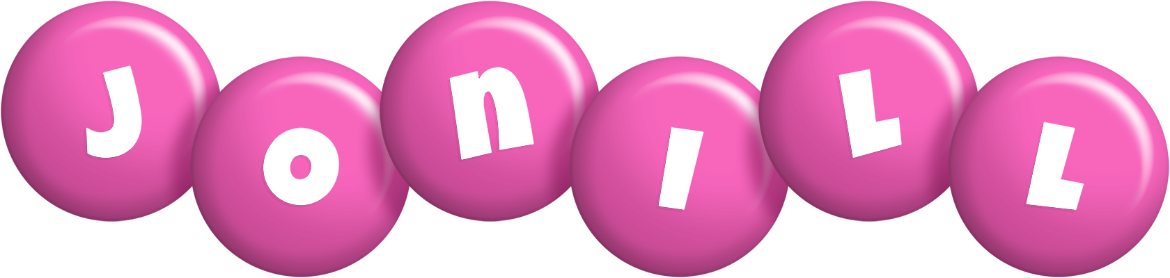 Jonill candy-pink logo