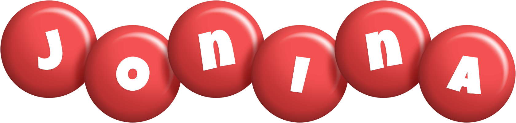 Jonina candy-red logo
