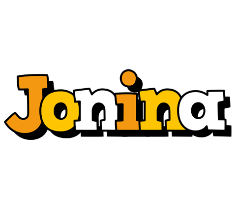 Jonina cartoon logo