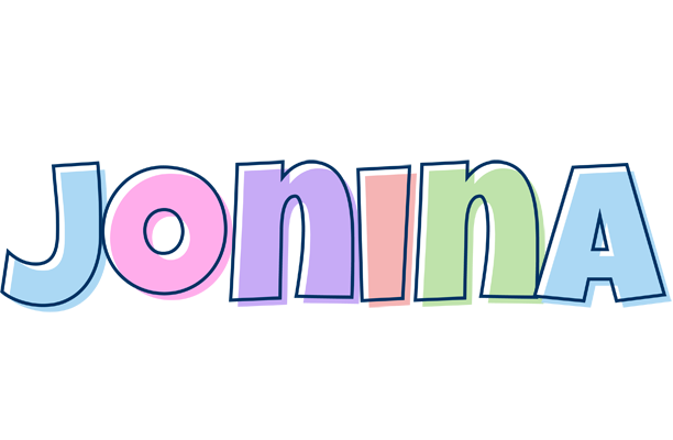 Jonina pastel logo