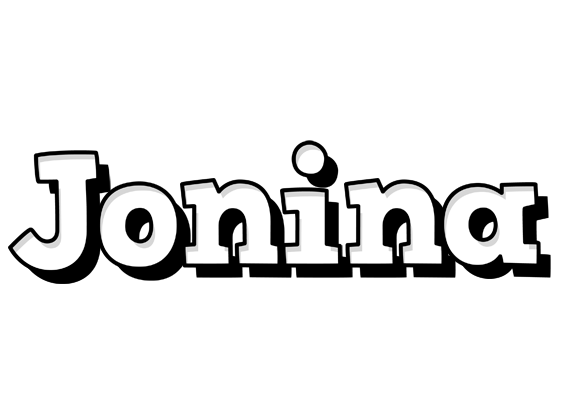 Jonina snowing logo