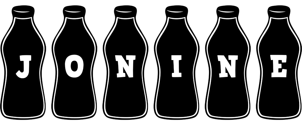 Jonine bottle logo