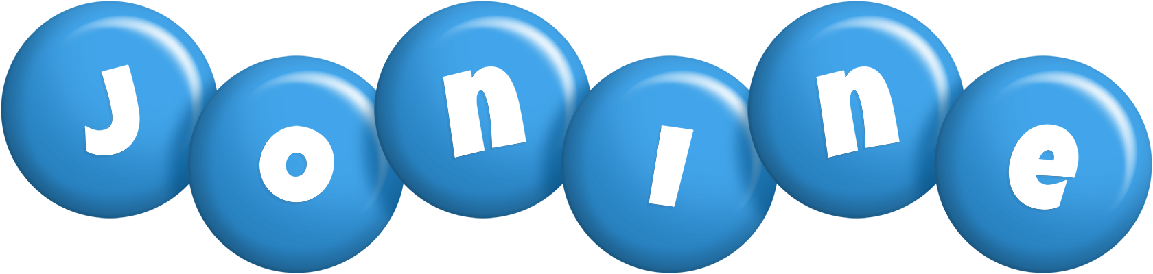Jonine candy-blue logo