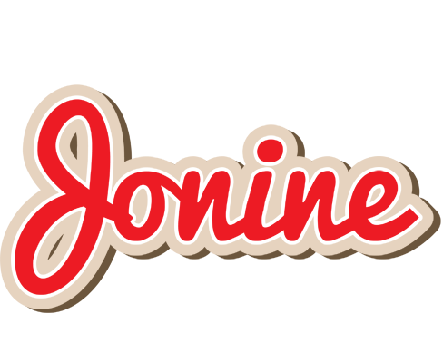 Jonine chocolate logo