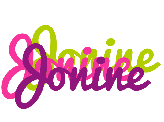 Jonine flowers logo