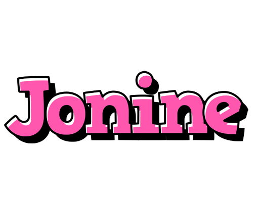 Jonine girlish logo