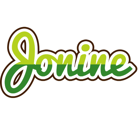 Jonine golfing logo