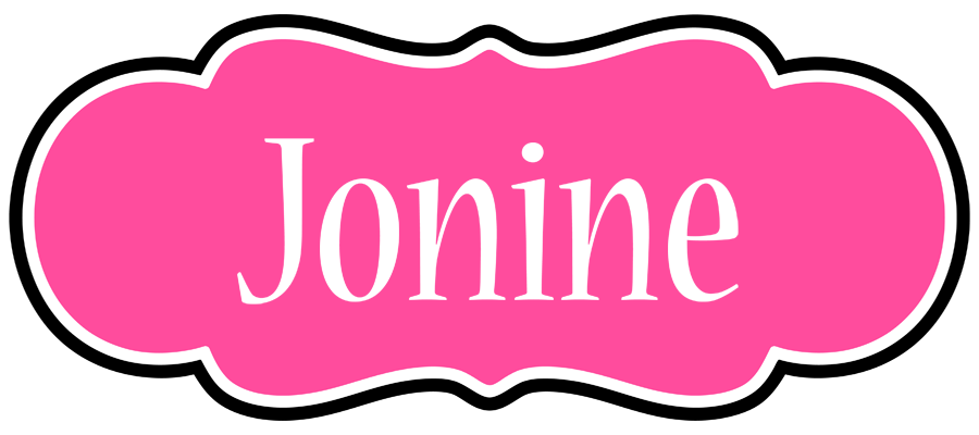 Jonine invitation logo