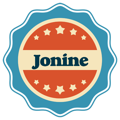 Jonine labels logo
