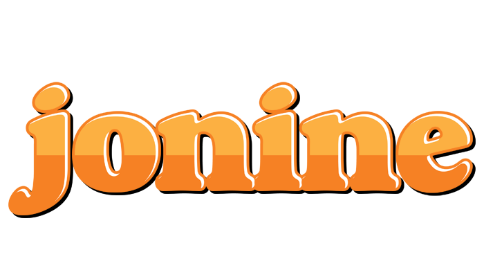 Jonine orange logo