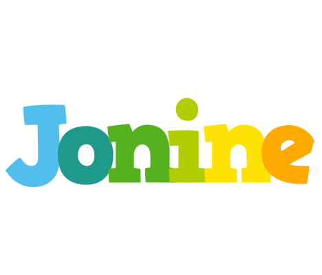 Jonine rainbows logo