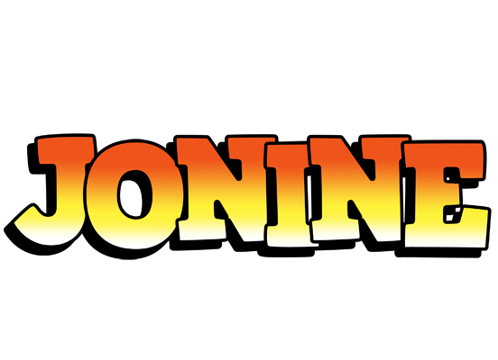 Jonine sunset logo