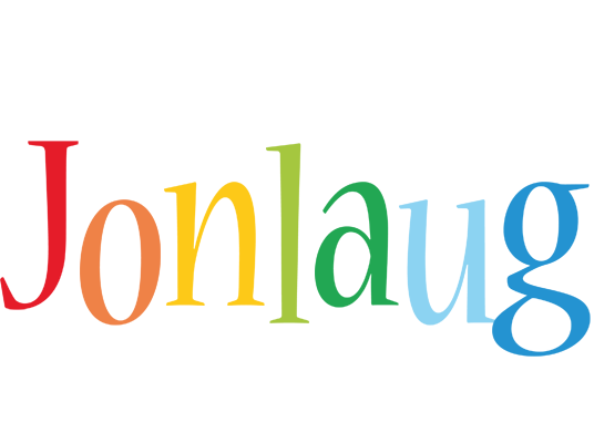 Jonlaug birthday logo