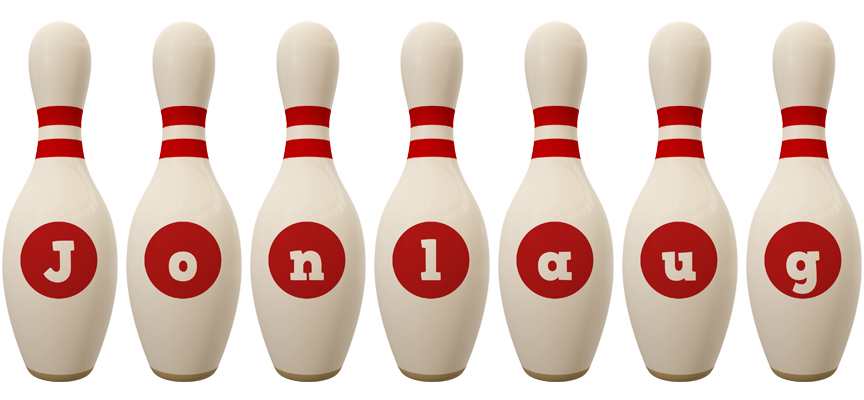 Jonlaug bowling-pin logo