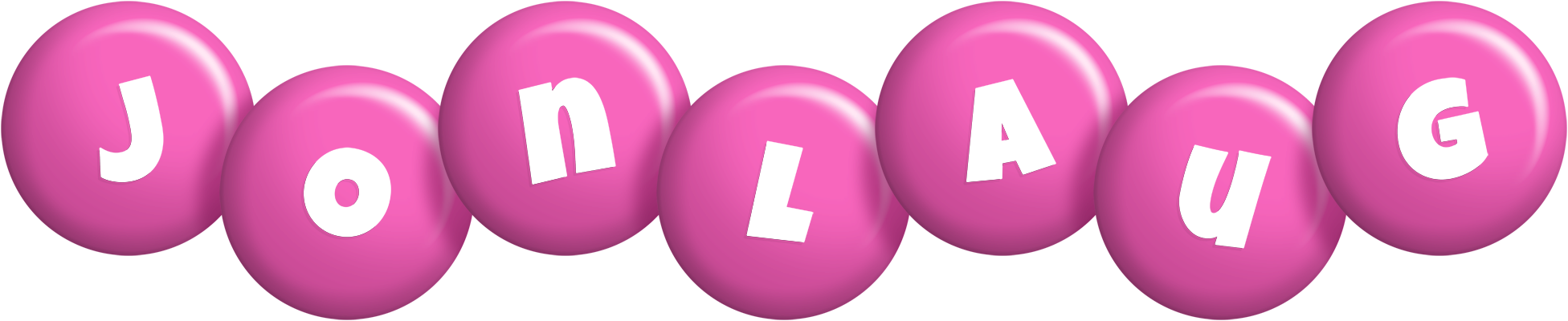Jonlaug candy-pink logo