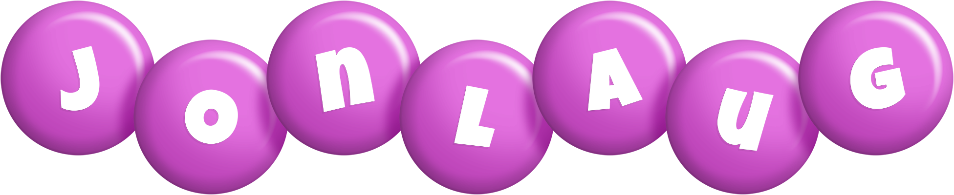 Jonlaug candy-purple logo