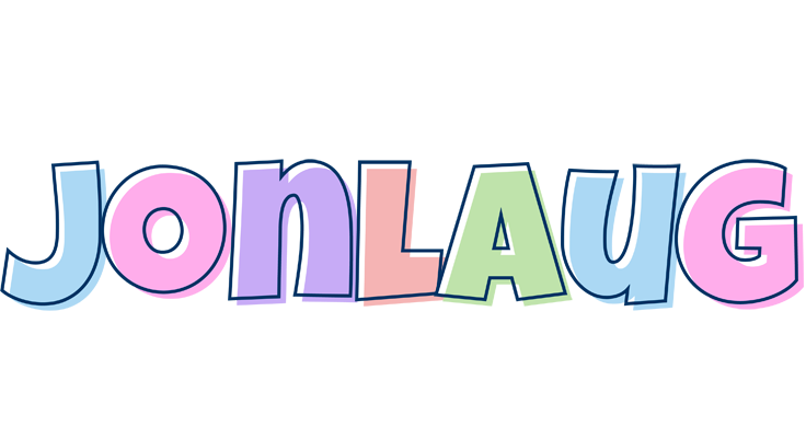 Jonlaug pastel logo