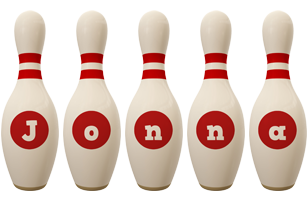 Jonna bowling-pin logo