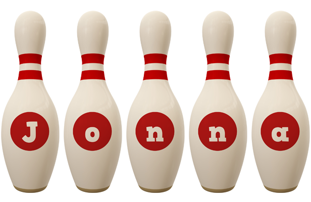 Jonna bowling-pin logo