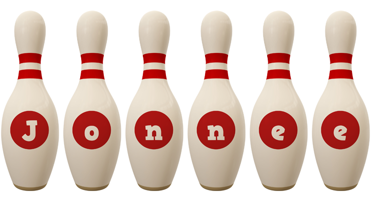 Jonnee bowling-pin logo