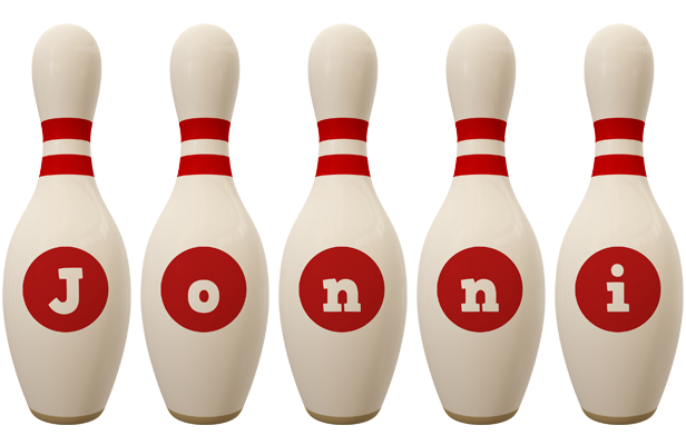 Jonni bowling-pin logo