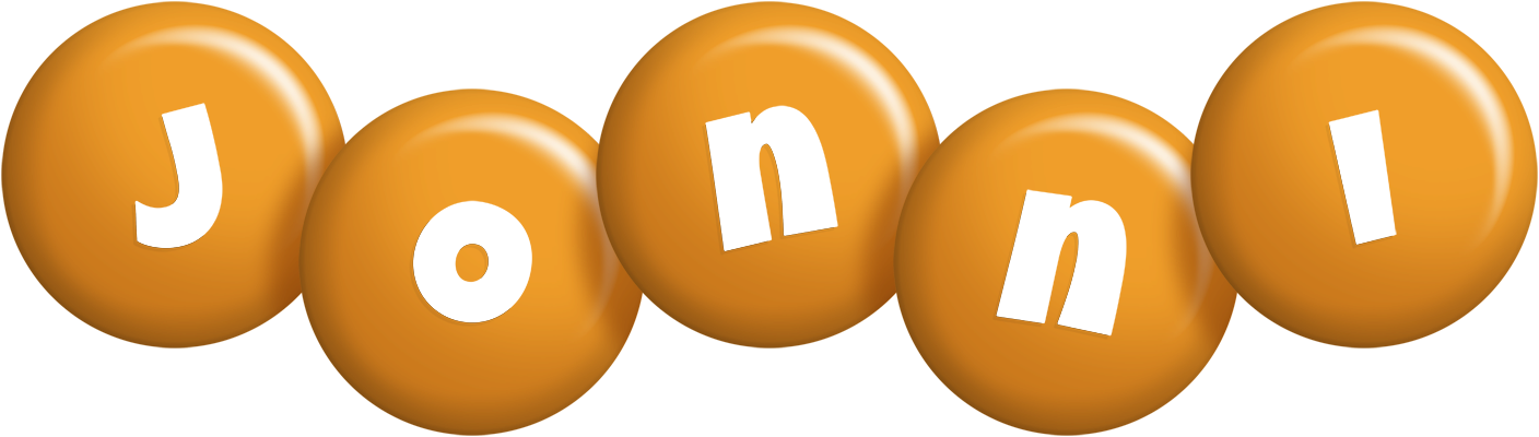 Jonni candy-orange logo