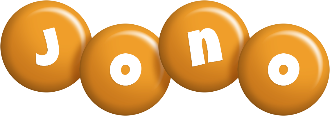 Jono candy-orange logo