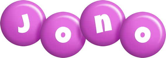 Jono candy-purple logo