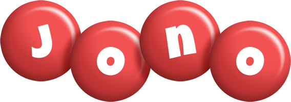 Jono candy-red logo