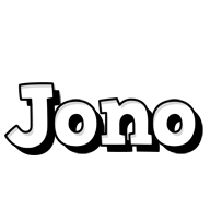 Jono snowing logo