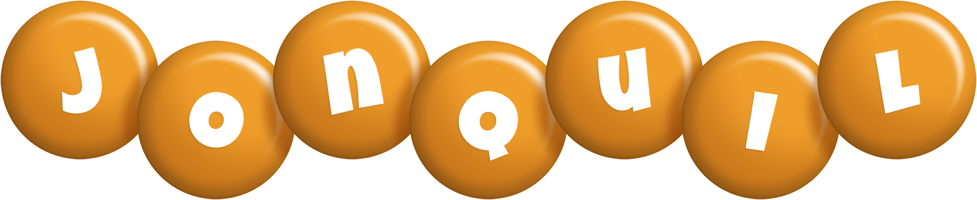 Jonquil candy-orange logo