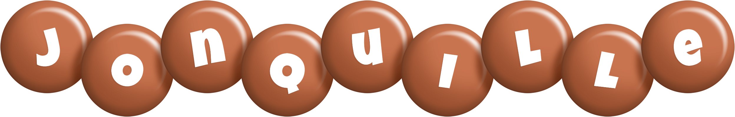 Jonquille candy-brown logo