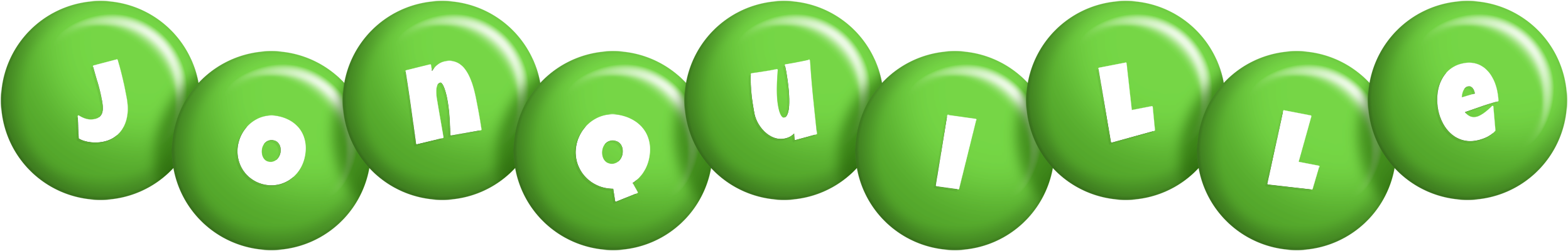 Jonquille candy-green logo