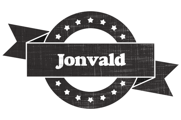 Jonvald grunge logo
