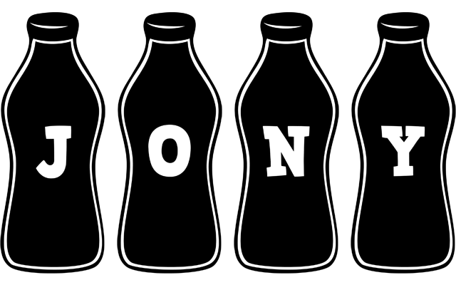 Jony bottle logo