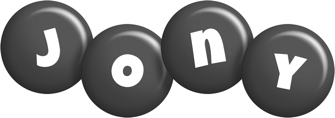 Jony candy-black logo