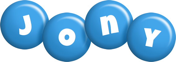 Jony candy-blue logo