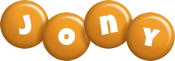 Jony candy-orange logo