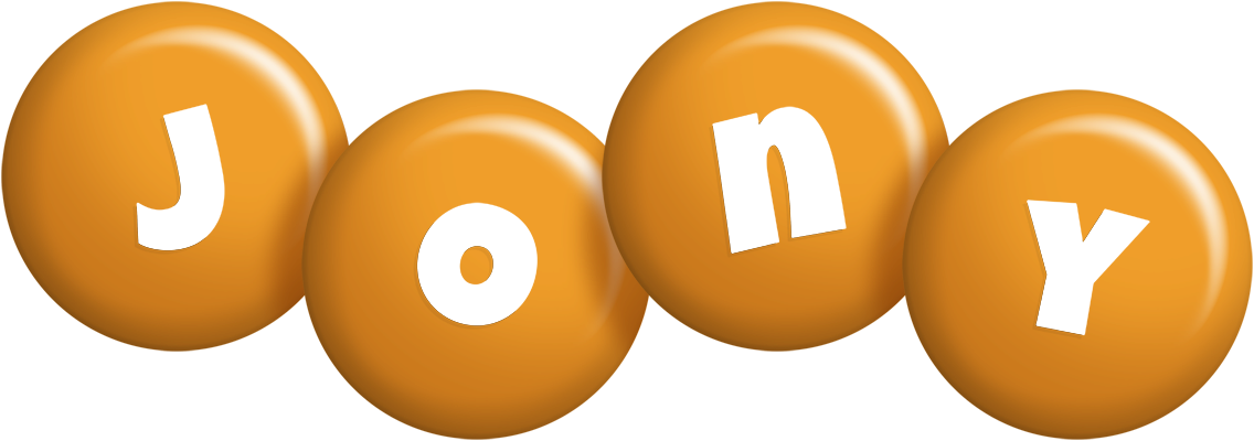 Jony candy-orange logo