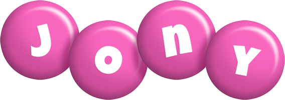 Jony candy-pink logo
