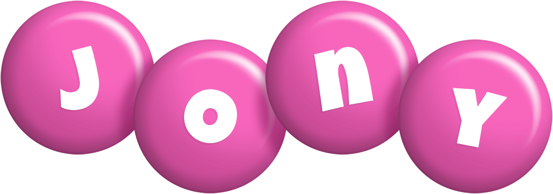 Jony candy-pink logo
