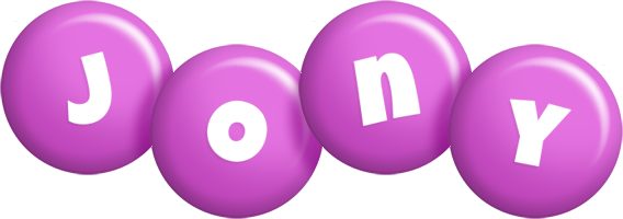 Jony candy-purple logo