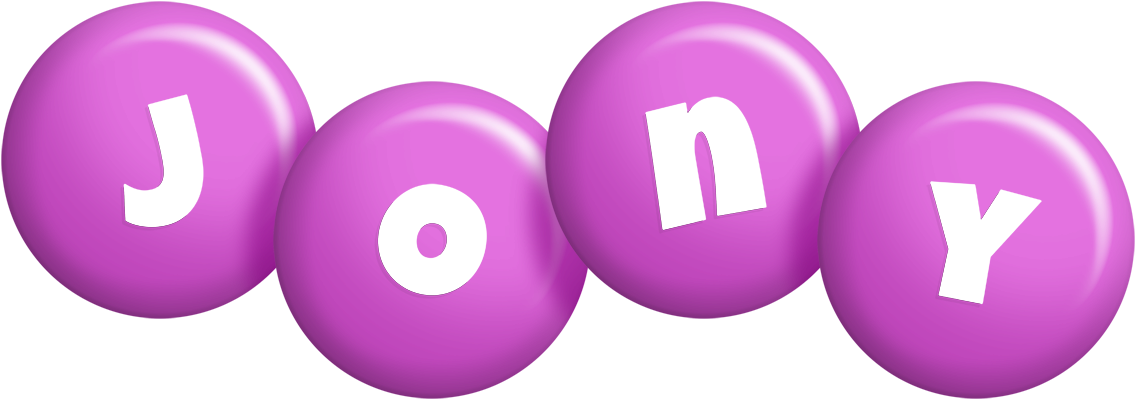 Jony candy-purple logo