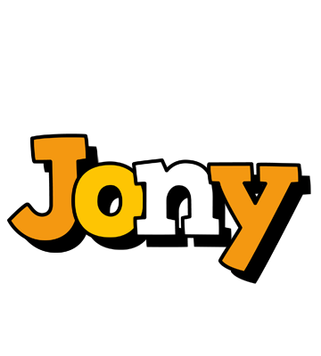 Jony cartoon logo